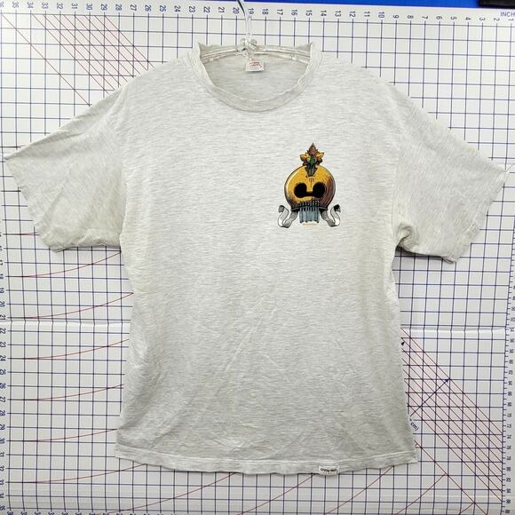 Crazy‎ Shirts 80s–90s Hawaii Monogram Graphic Tee Vintage Single Stitch - Picture 3 of 15